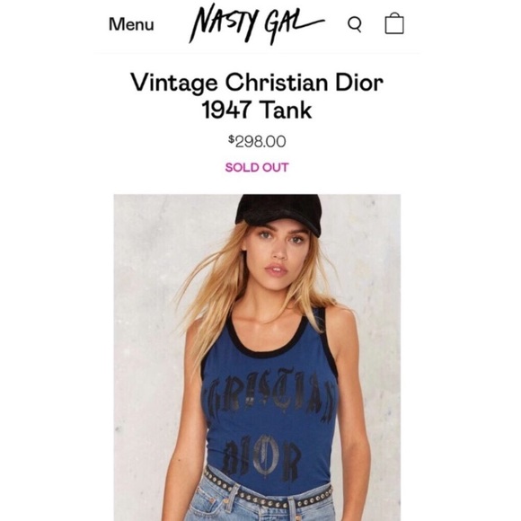 SOLD Dior gothic tank - Picture 7 of 7